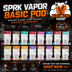 SPRK VAPOR BASIC POD – Smooth Flavor, Sleek Design & Everyday Performance
