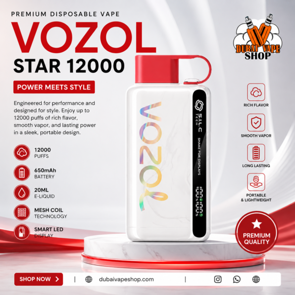 Vozol Star 12000 Puffs Disposable Vape