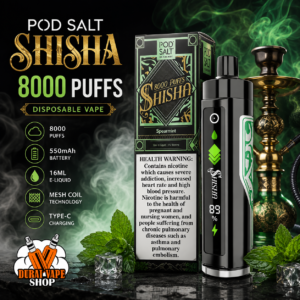 POD SALT SHISHA 8000 Puffs Disposable Vape